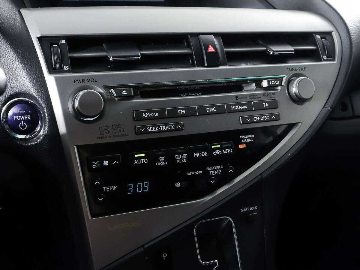 Lexus RX 450h, 2010 Фото №21