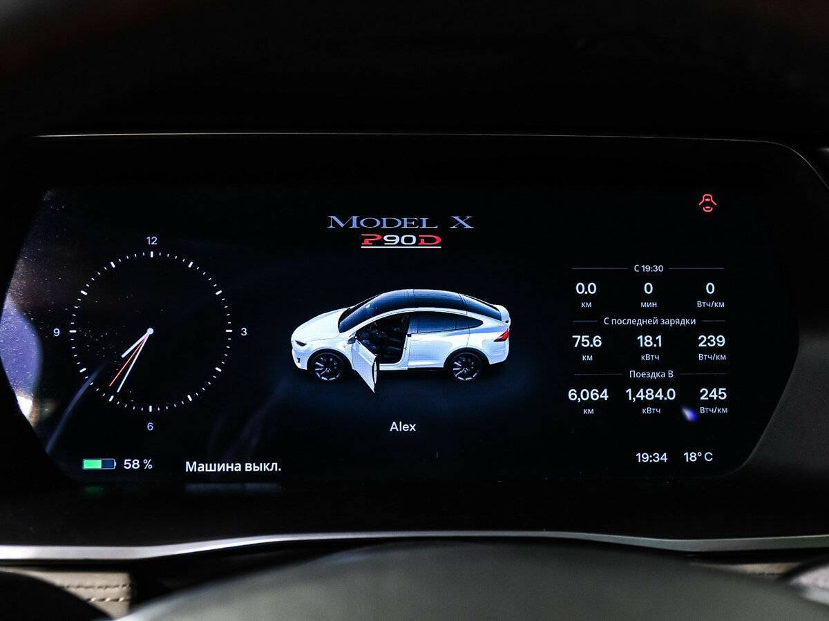 Tesla Model X P90D, 2016 Фото №10